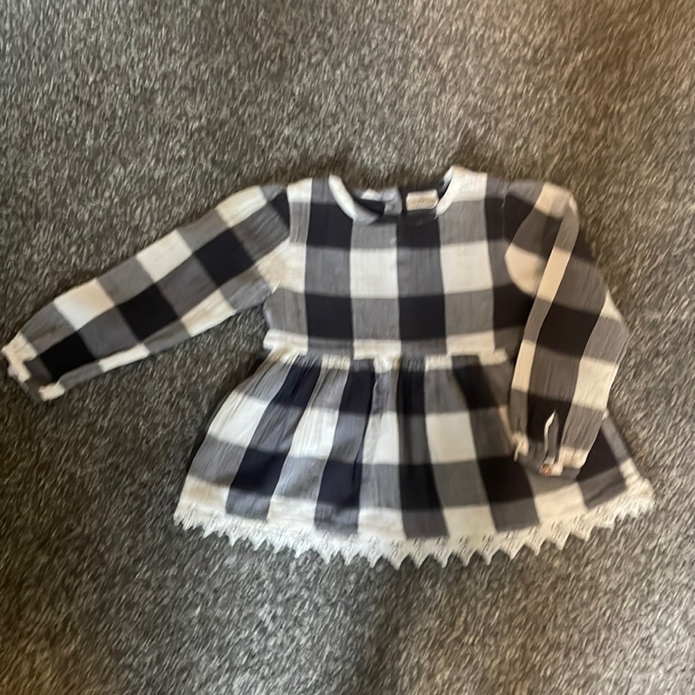 City Mouse Buffalo Check Muslin Top.